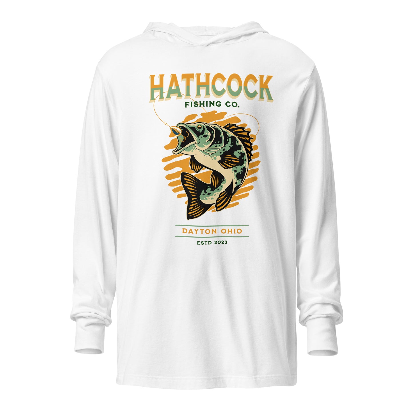 Hathcock Fishing Company Hooded long-sleeve tee